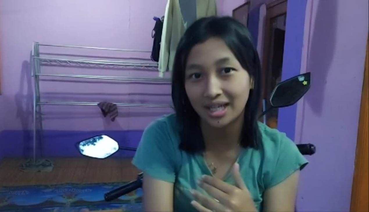 Hania (21) saksi kejadian kecelakaan beruntun di Limbangan Garut.
