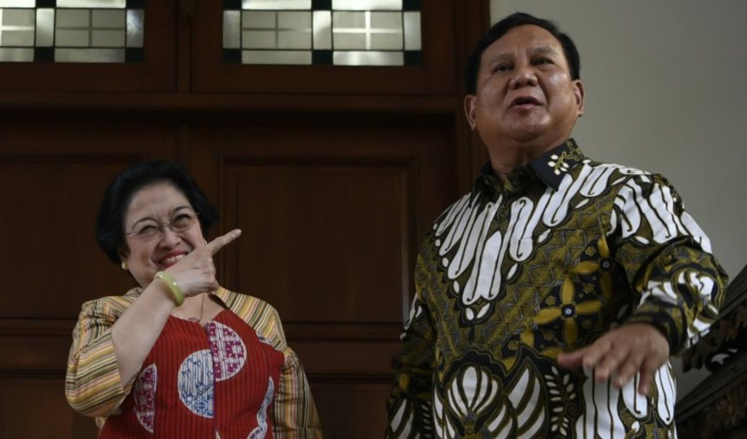 Ketum PDIP, Megawati Soekarnoputri dan Ketum Gerindra, Prabowo Subianto.