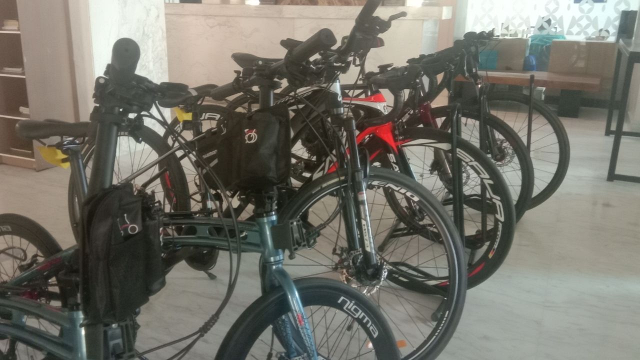 Fasililtas berupa sepeda yang disediakan di Hotel Mercure Jayapura