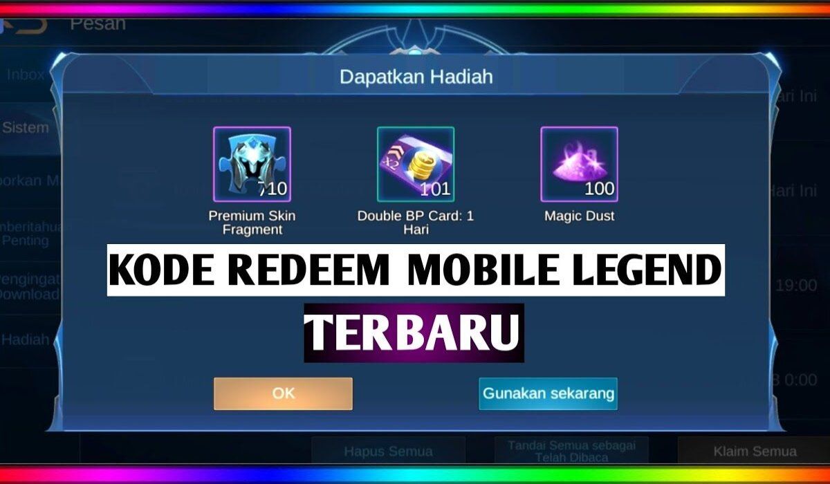 Kode Redeem Gratis Mobile Legends