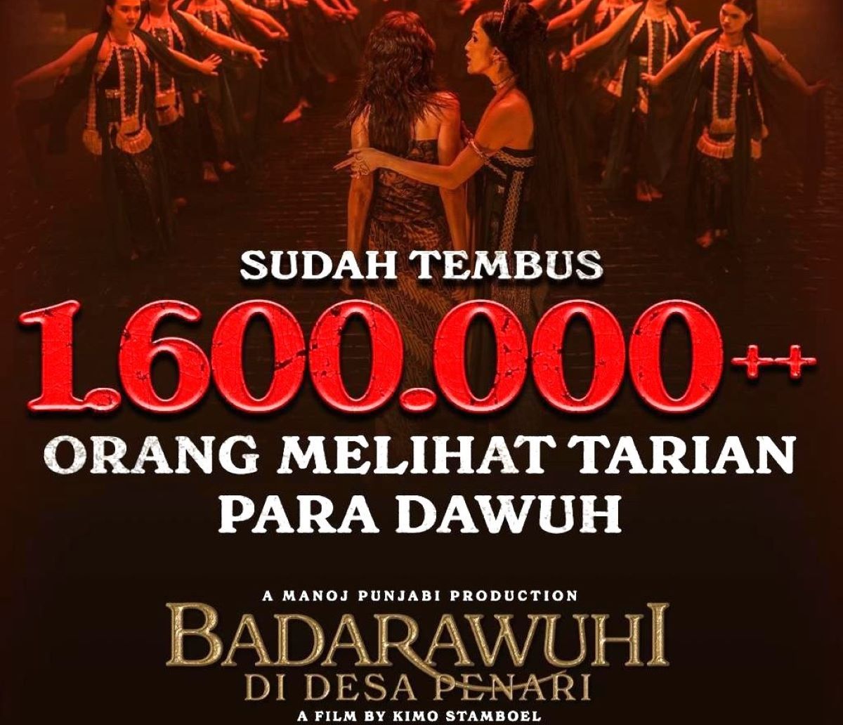 Jumlah penonton film Badarawuhi di Desa Penari hingga Senin sore, 15 April 2024.