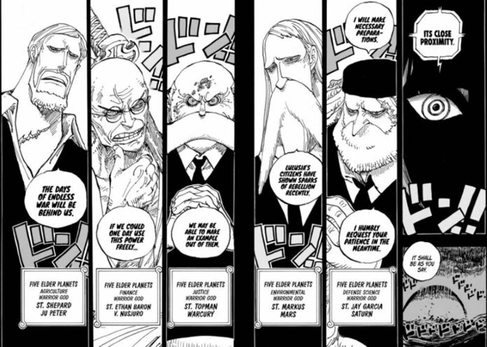 One Piece: Akhirnya terungkap 3 kelemahan para tetua Gorosei yang berkaitan dengan sosok Im Sama. Ternyata Luffy akan..