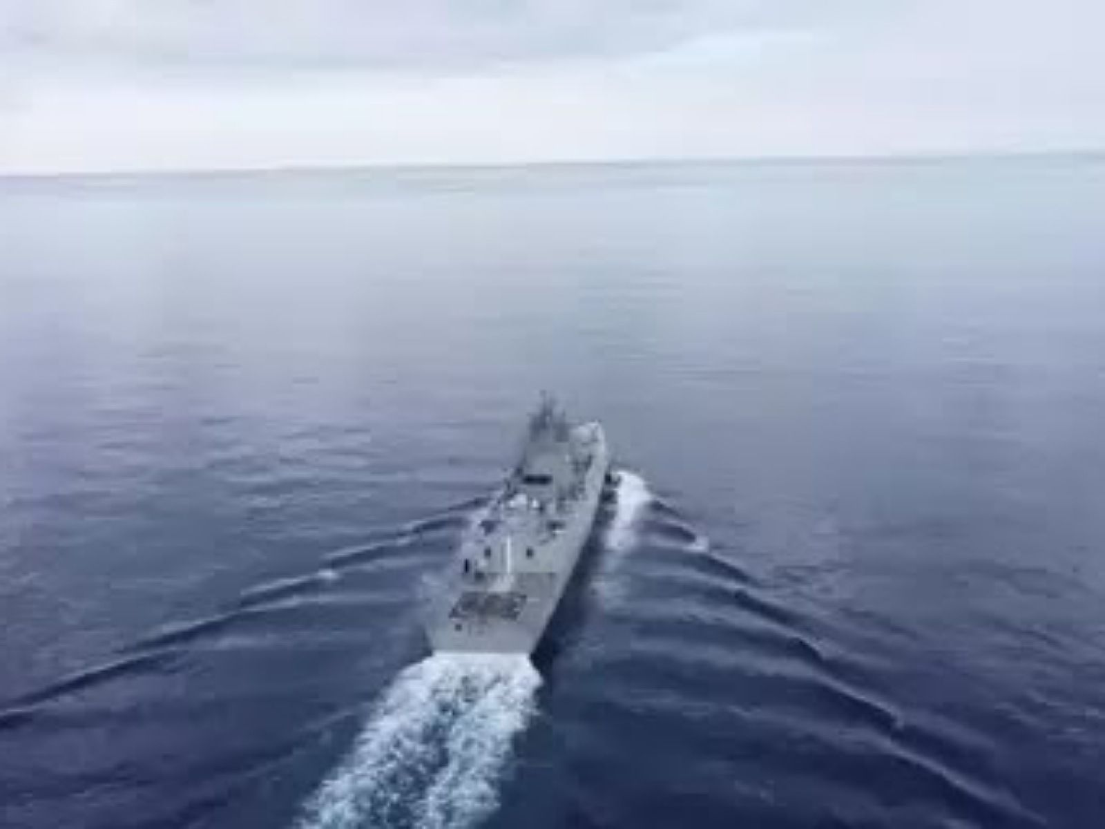 Kapal perang Rusia mengarah ke Timur Tengah.
