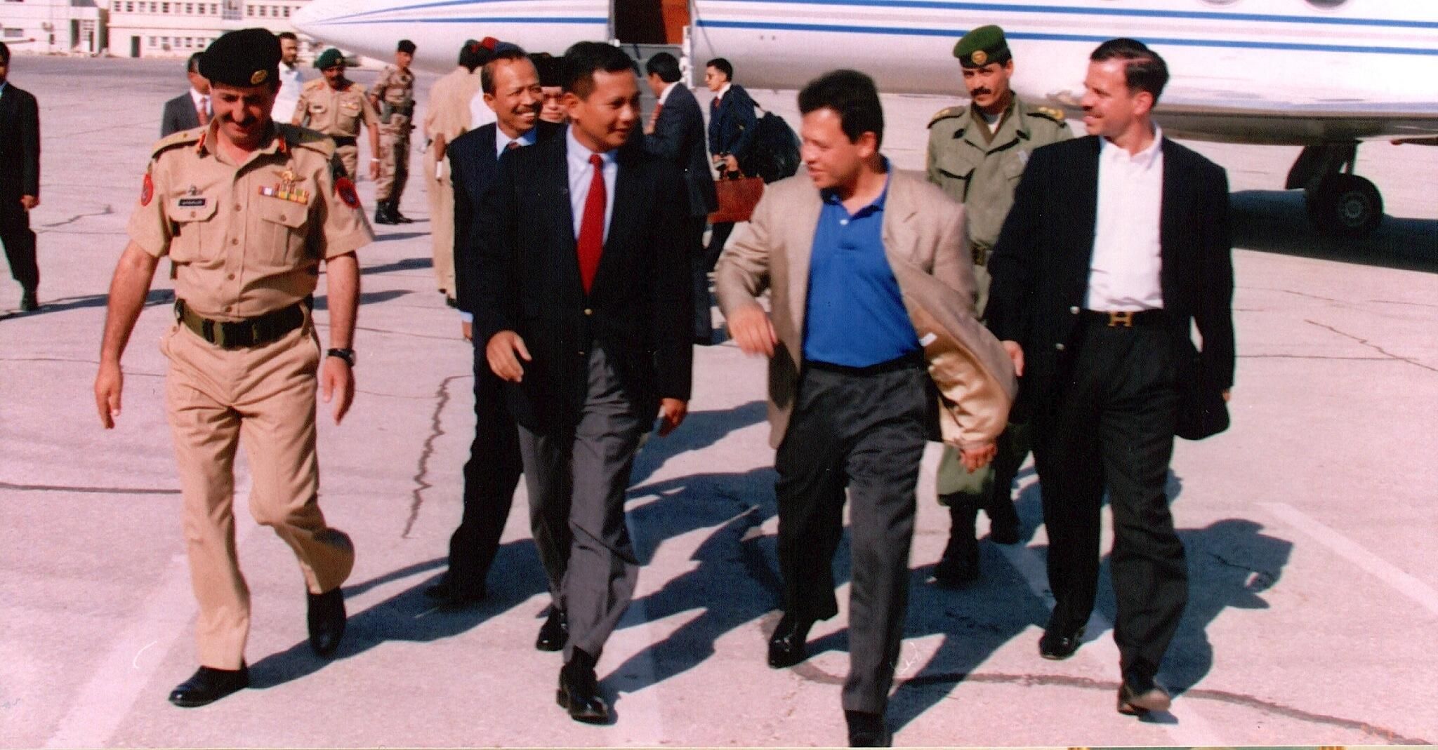 Momen kebersamaan Prabowo Subianti dengan Raja Yordania Abdullah II.