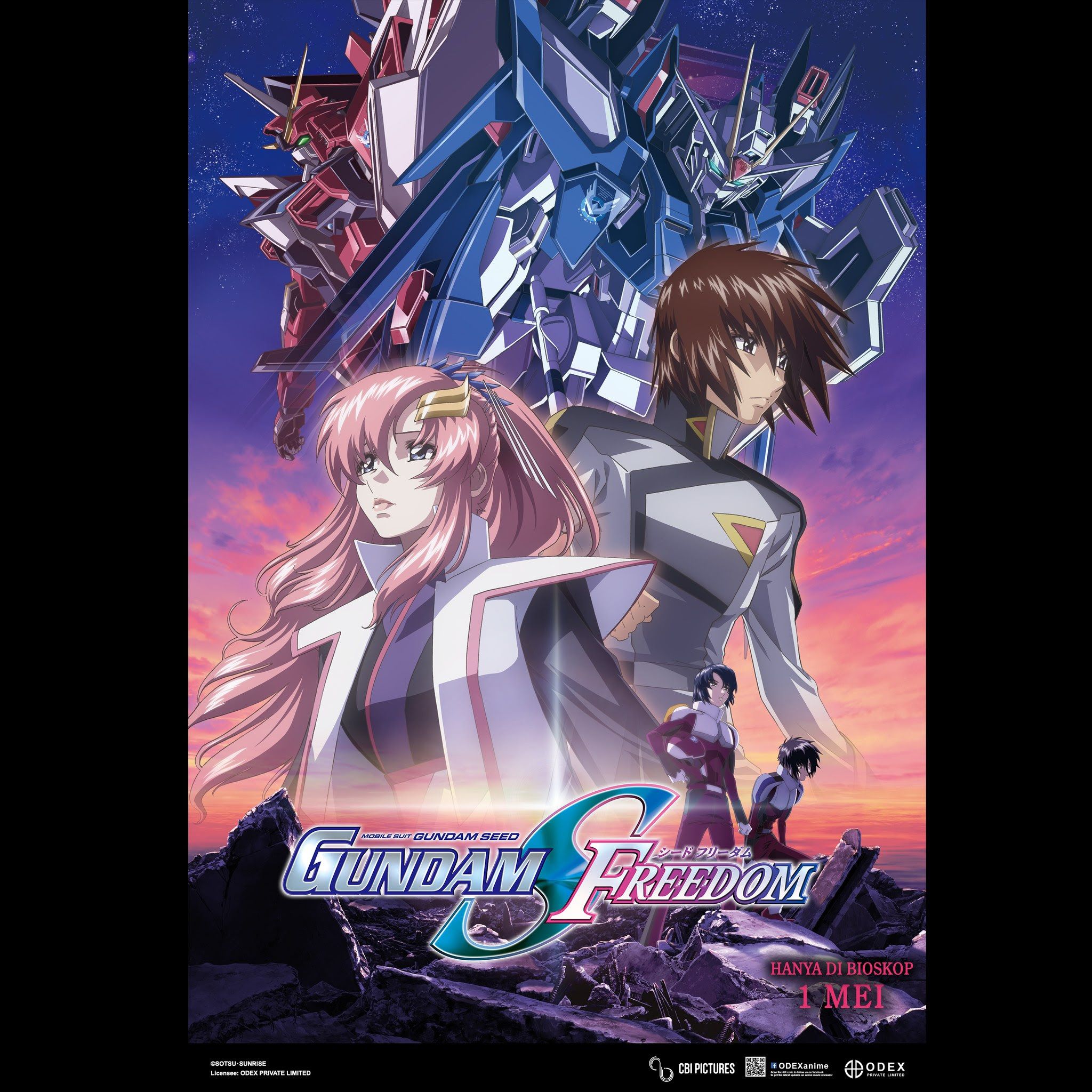 Poster Gundam SEED Freedom. /Facebook/CGV Cinemas Indonesia