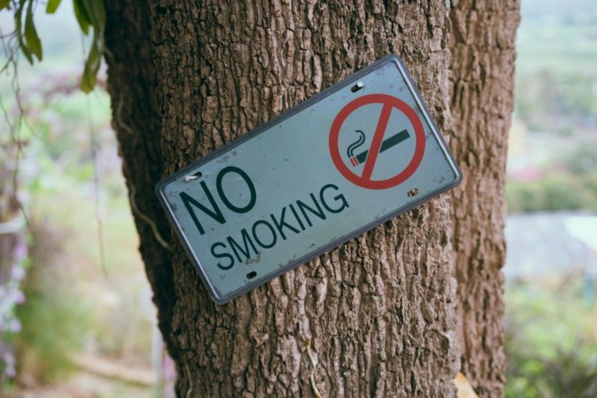 Ilustrasi tanda dilarang merokok (ANTARA/Pexels/Markus Winkler)
