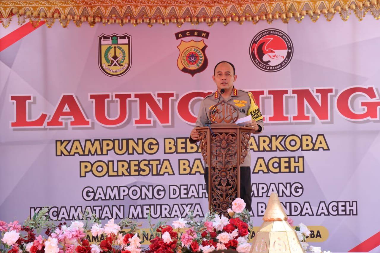 Kapolresta Banda Aceh KBP Fahmi Irwan Ramli dalam kata sambutannya mengatakan keseriusan warga dalam menghalau penyalahgunaan narkotika sudah hampir 100 % diwilayah hukum Polresta. 