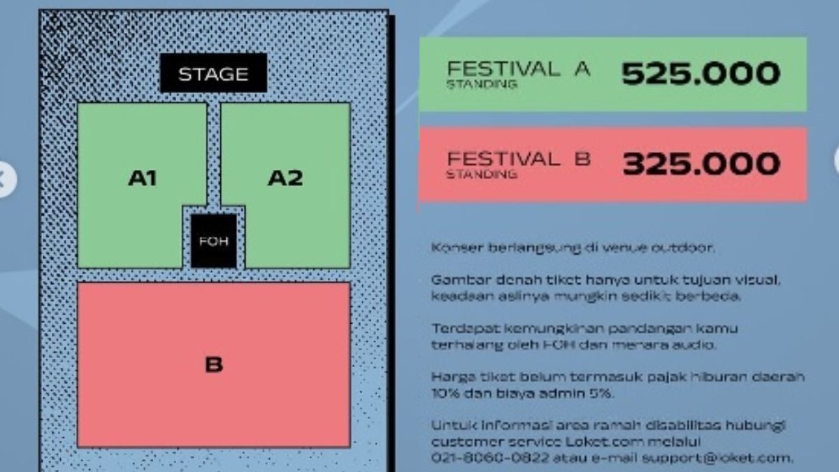 Set plan konser Sheila On 7 Tunggu Aku Di Makassar.