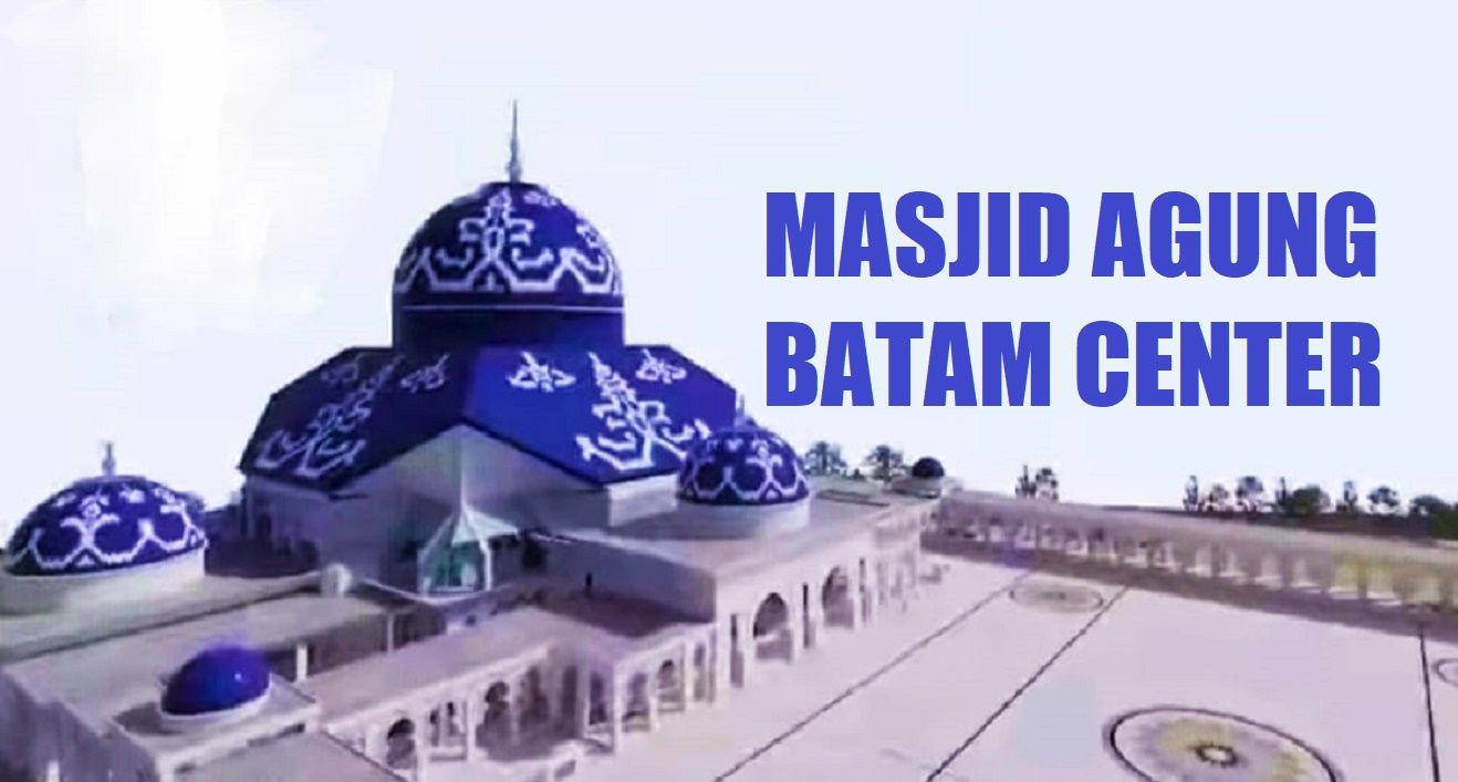 Desain kubah Masjid Agung Batam Center.