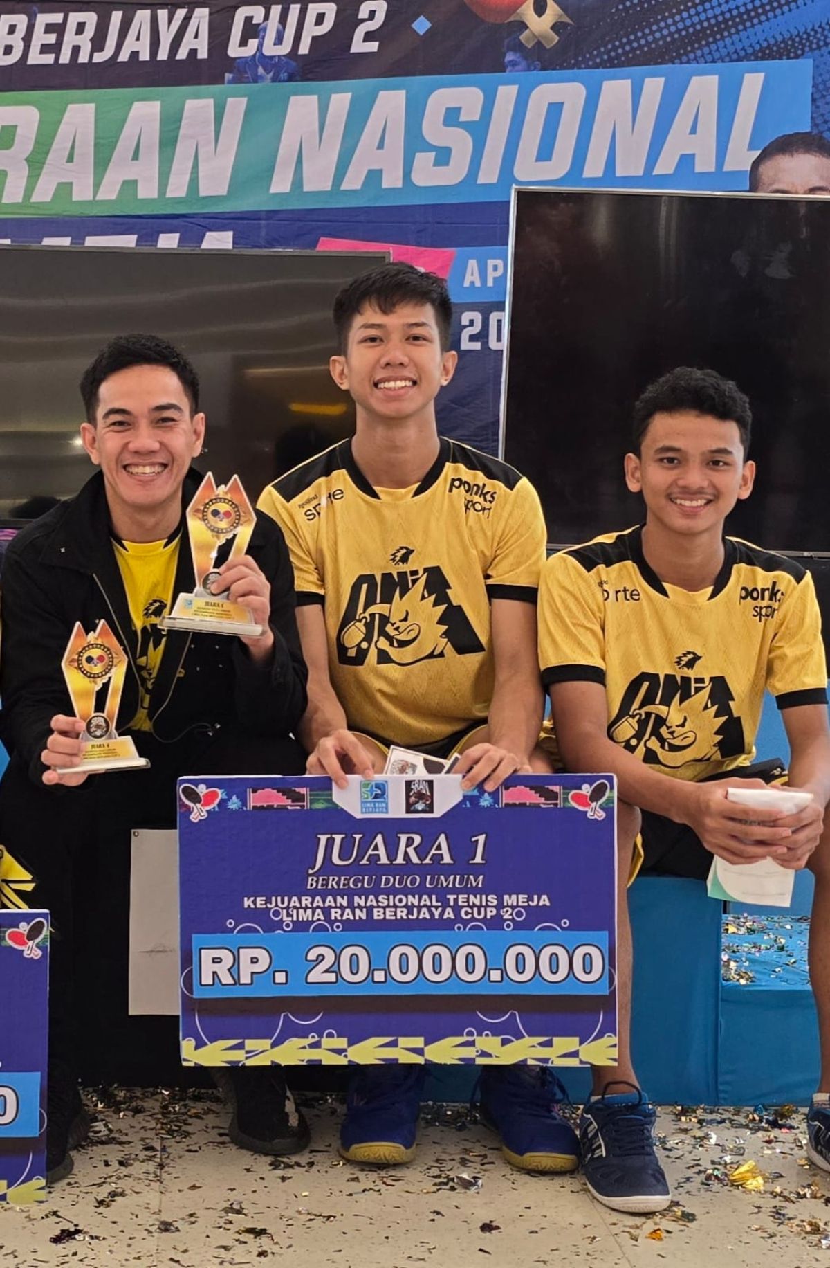 Atlet belia Jawa Barat mampu bersaing dengan pemain berpengalaman.
