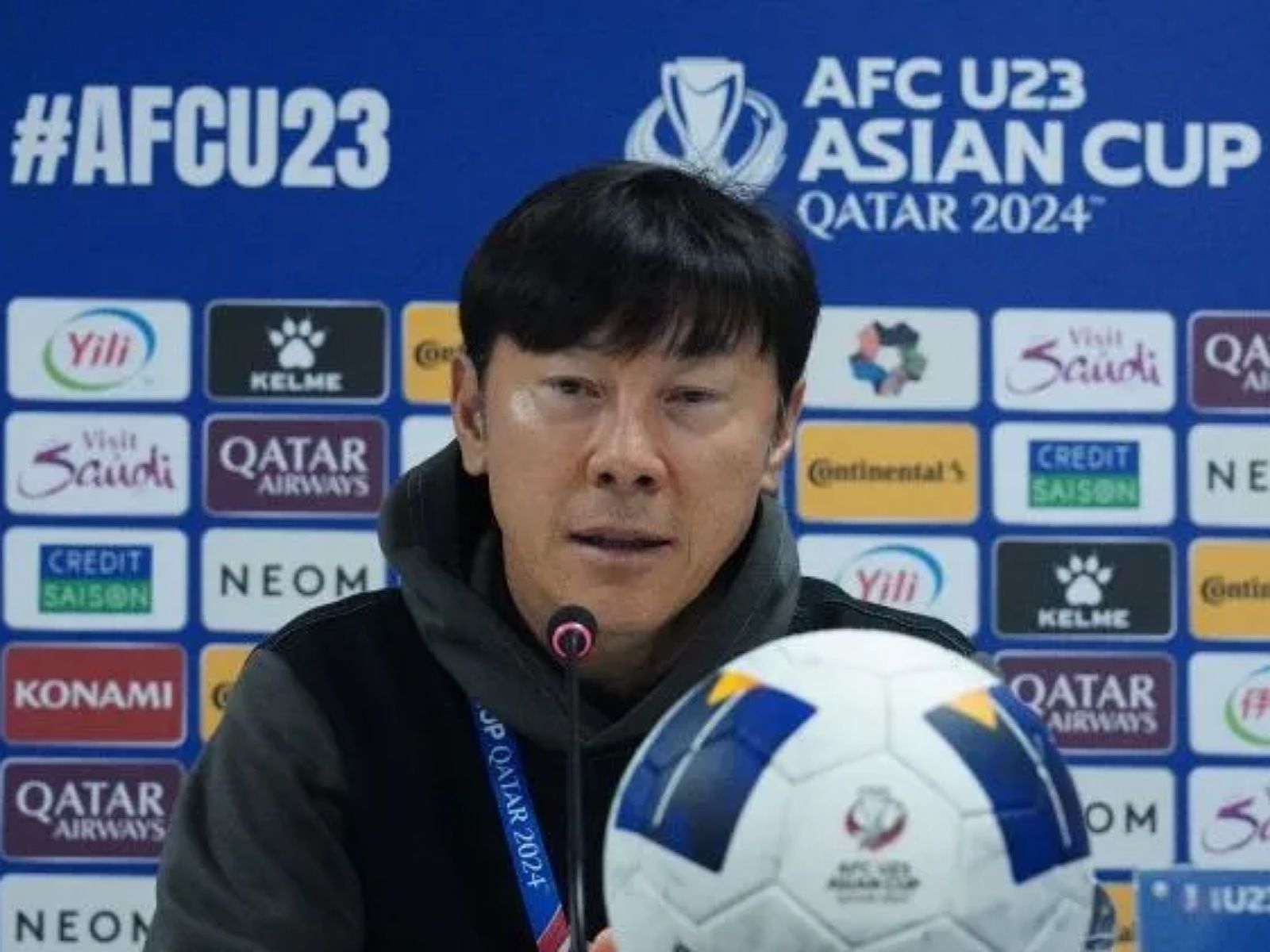 Pelatih timnas U-23 Shin Tae-yong jadi sorotan jelang laga Korea Selatan vs Indonesia di Piala Asia U-23 2024.