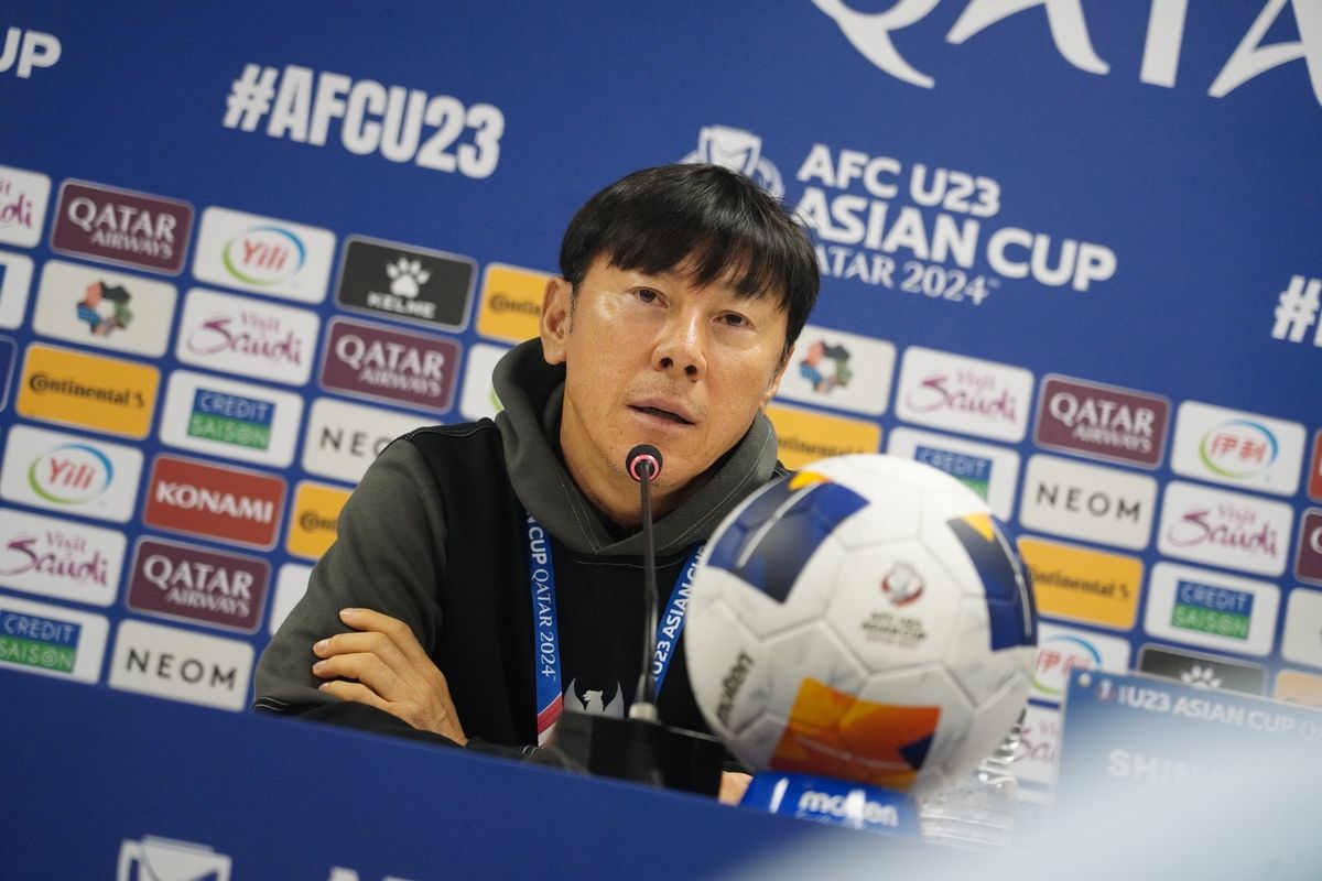 Shin Tae Yong optimis Timnas Indonesia u23 bisa kalahkan Korea Selatan. 