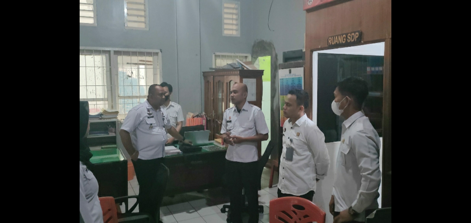 Pelaksanaan kunjungan monev dari Divisi Pemasyarakat Kantor Wilayah Kemenkumham Sulteng ke Rutan Palu