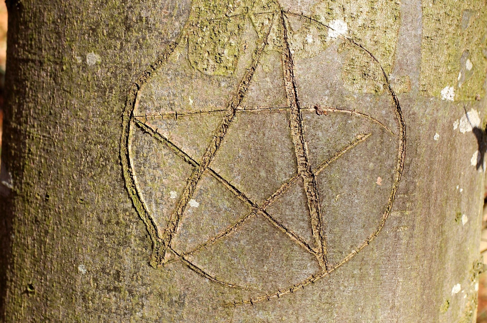 Ilustrasi lambang pentagram