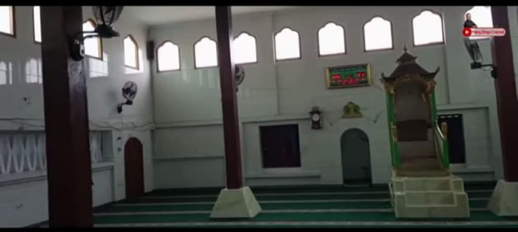 Masjid Agung Tanara di Kampung Tanara Kecamatan Tanara Kabupaten Serang Banten/tangkapan layar youtube/channel Mang Dhepi