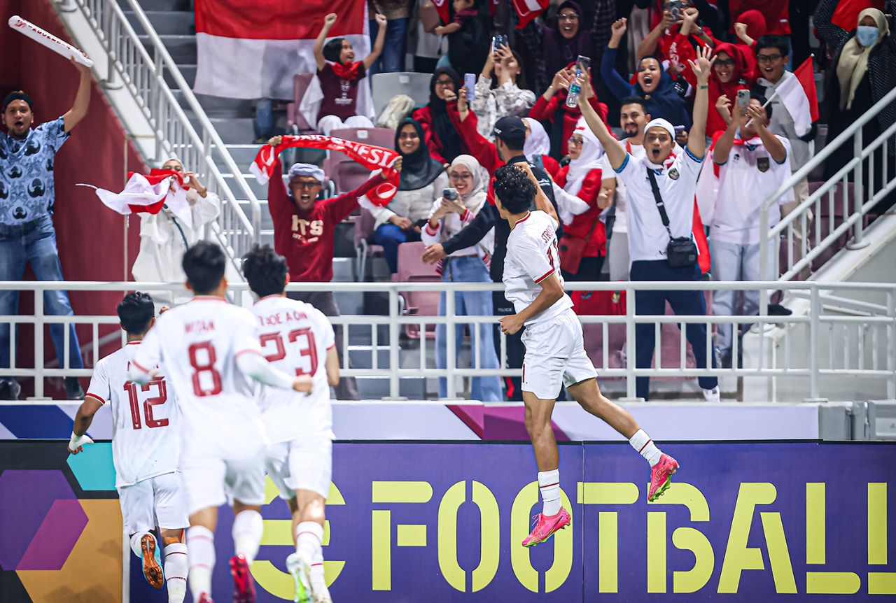 Indonesia U23 berhasil lolos ke semifinal Piala Asia U23 setelah mengalahkan Korsel U23 lewat adu penati.