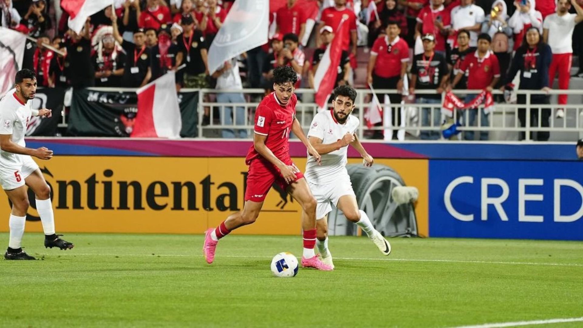 Rafael William Struick saat berlaga di Doha, Qatar untuk membela tim nasional Indonesia./ Instagram/ rafaelstruick