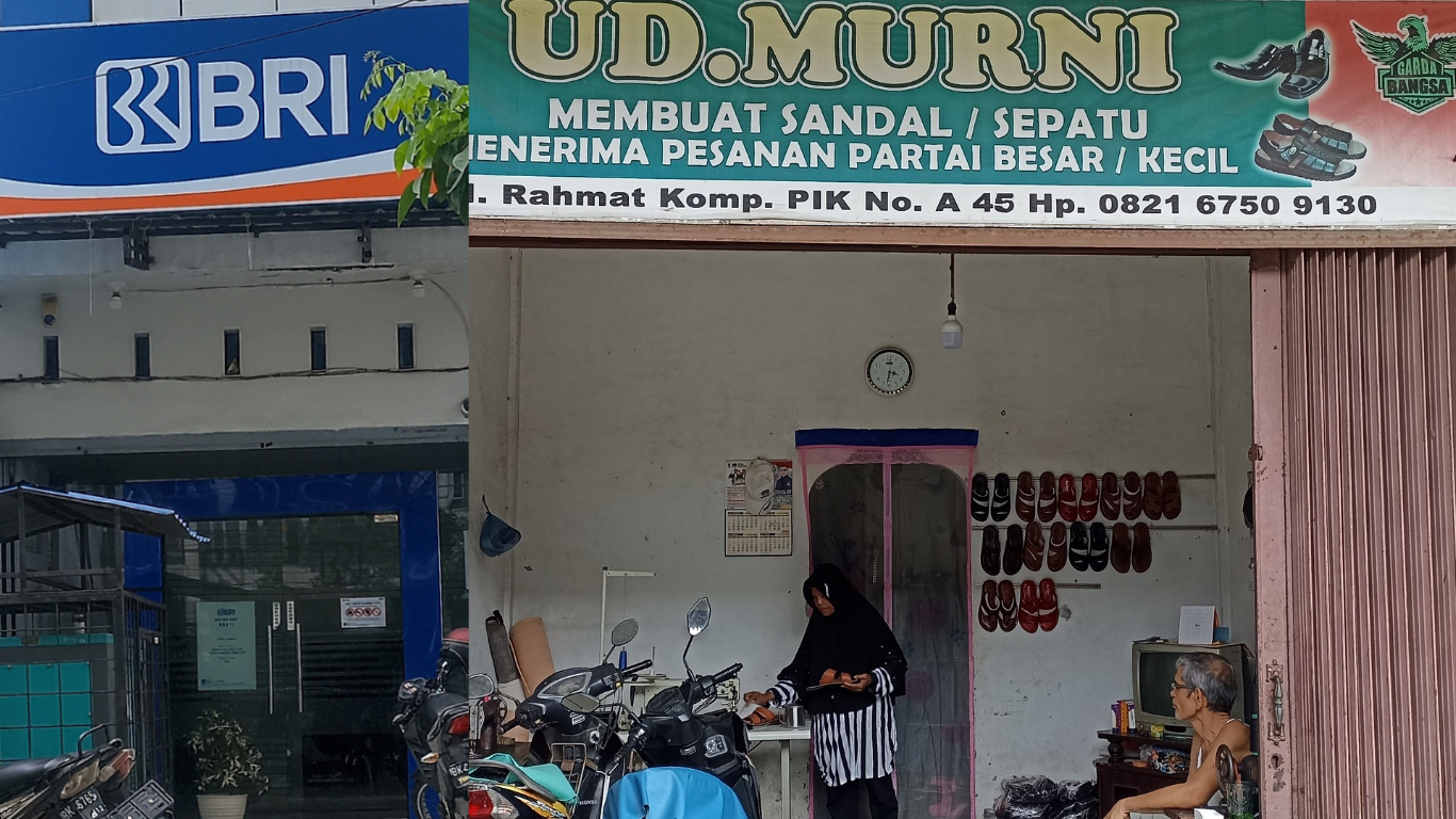 UD Murni pelaku UMKM di Komplek PIK yang mendapat bantuan kecil KUR BRI