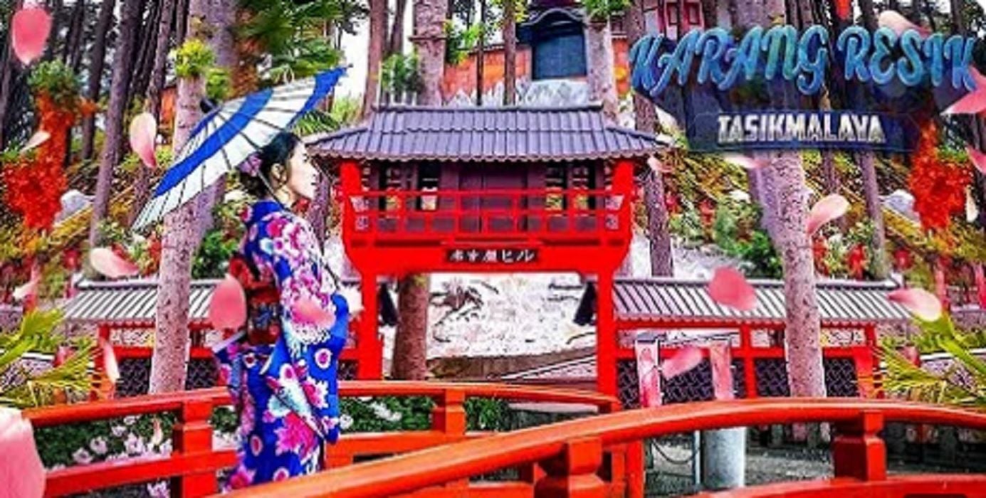 Sensasi Suasana Ala Jepang di Objek Wisata Karang Resik Tasikmalaya.*