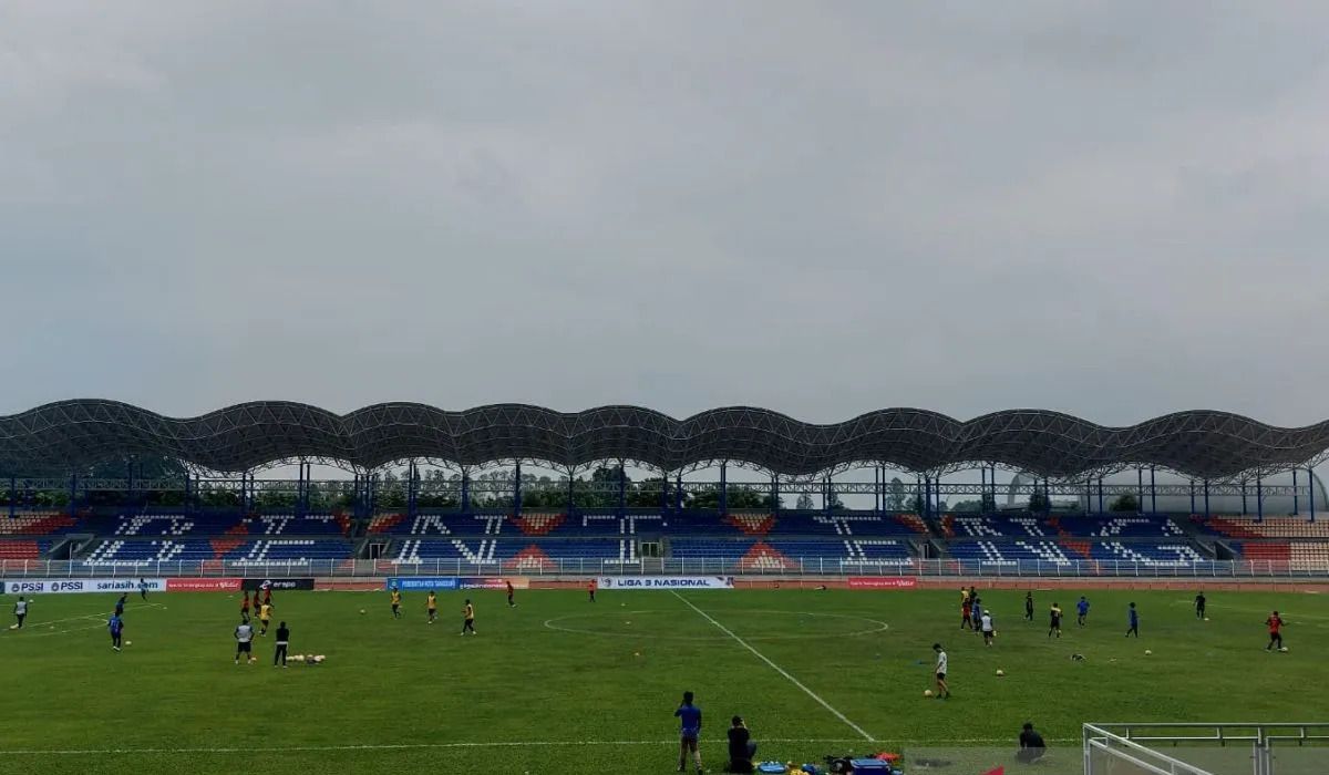 Klub Persikota sedang berlatih di Stadion Benteng Reborn jelang Liga 3 Nasional pada 29 April 2024. Kota Tangerang ditunjuk PSSI sebagai tuan rumah dengan pelaksanaan di Stadion Benteng Reborn