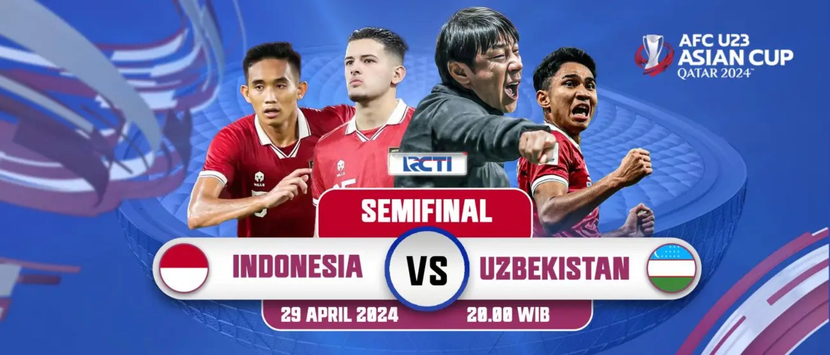 LINK NONTON Timnas Indonesia U-23 vs Uzbekistan U-23 Semifinal Piala Asia 2024, Catat Jadwal dan Prediksi