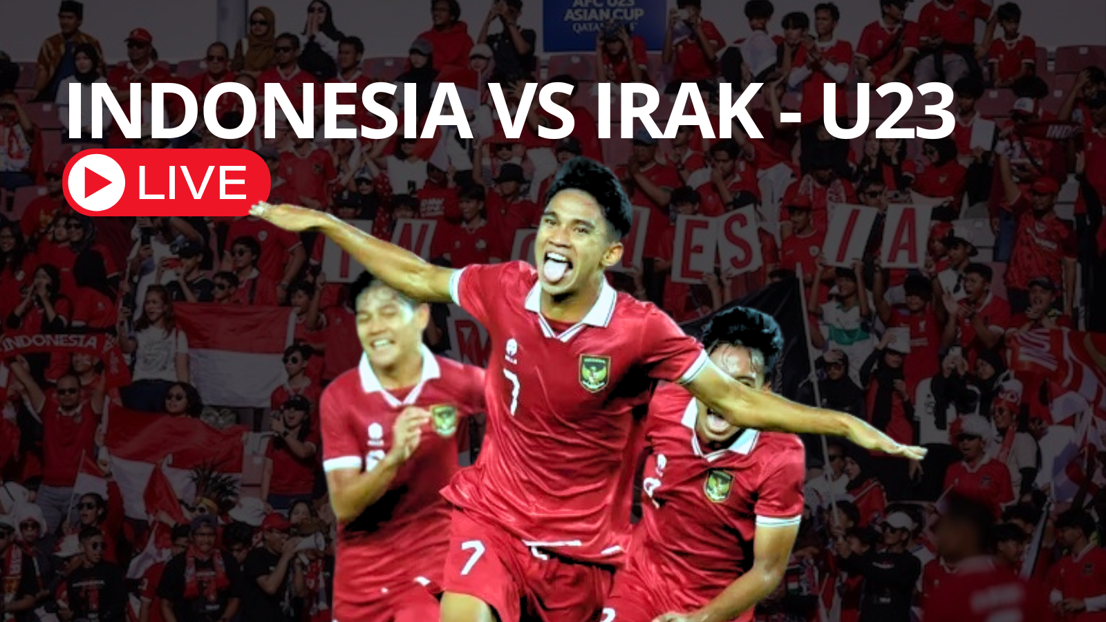 GOOALL! 1:1 Indonesia VS Irak Sedang Berlangsung