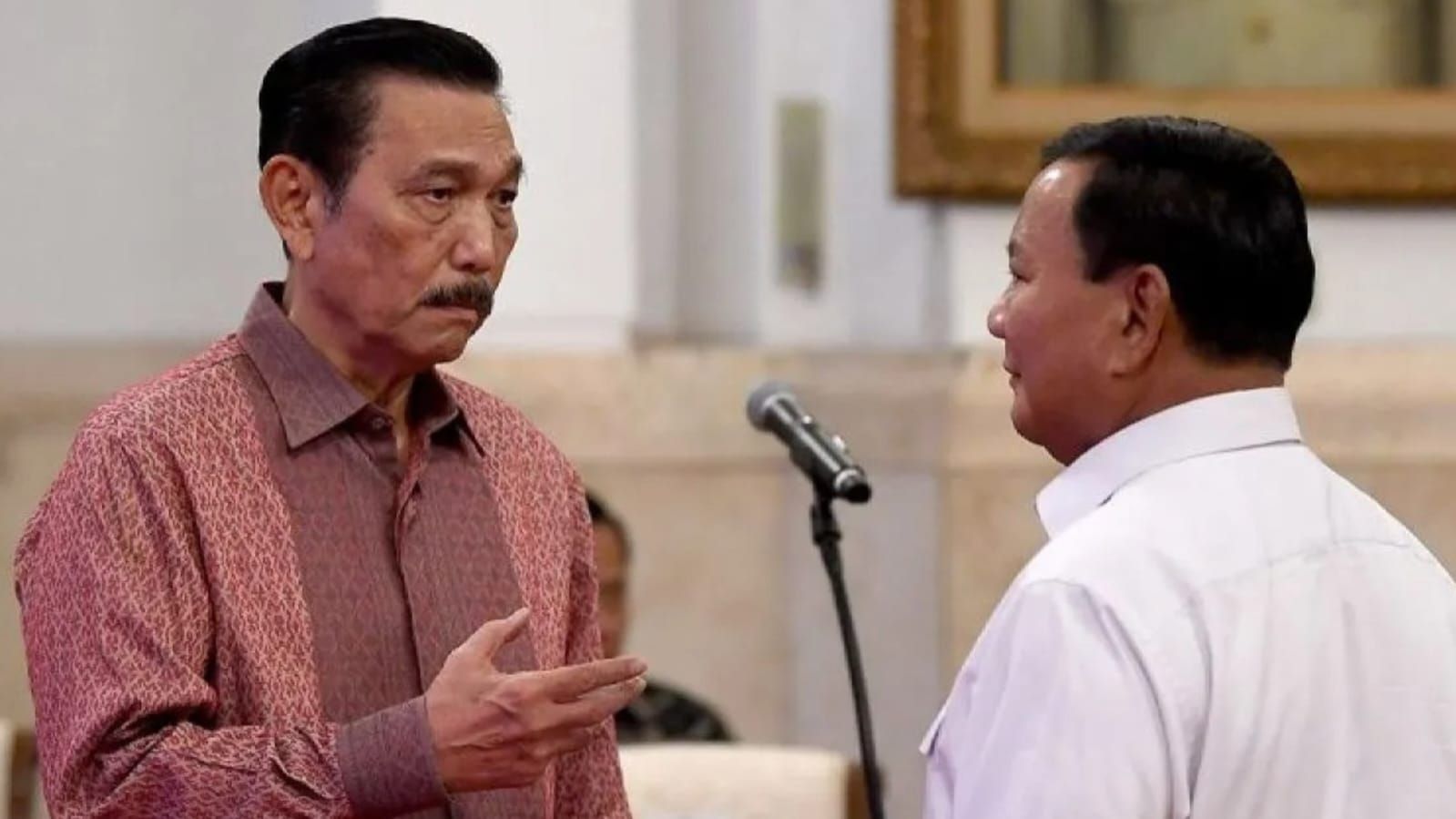 Luhut Binsar Panjaitan dan Prabowo Subianto.