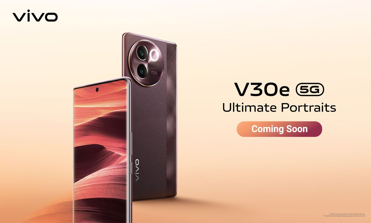 Tampilan dua warna dari vivo V30e yang diluncurkan di Indonesia. Ponsel pintar ini memiliki beberapa keunggulan dan adajaminan kesehatan baterai selama 4 tahun. 