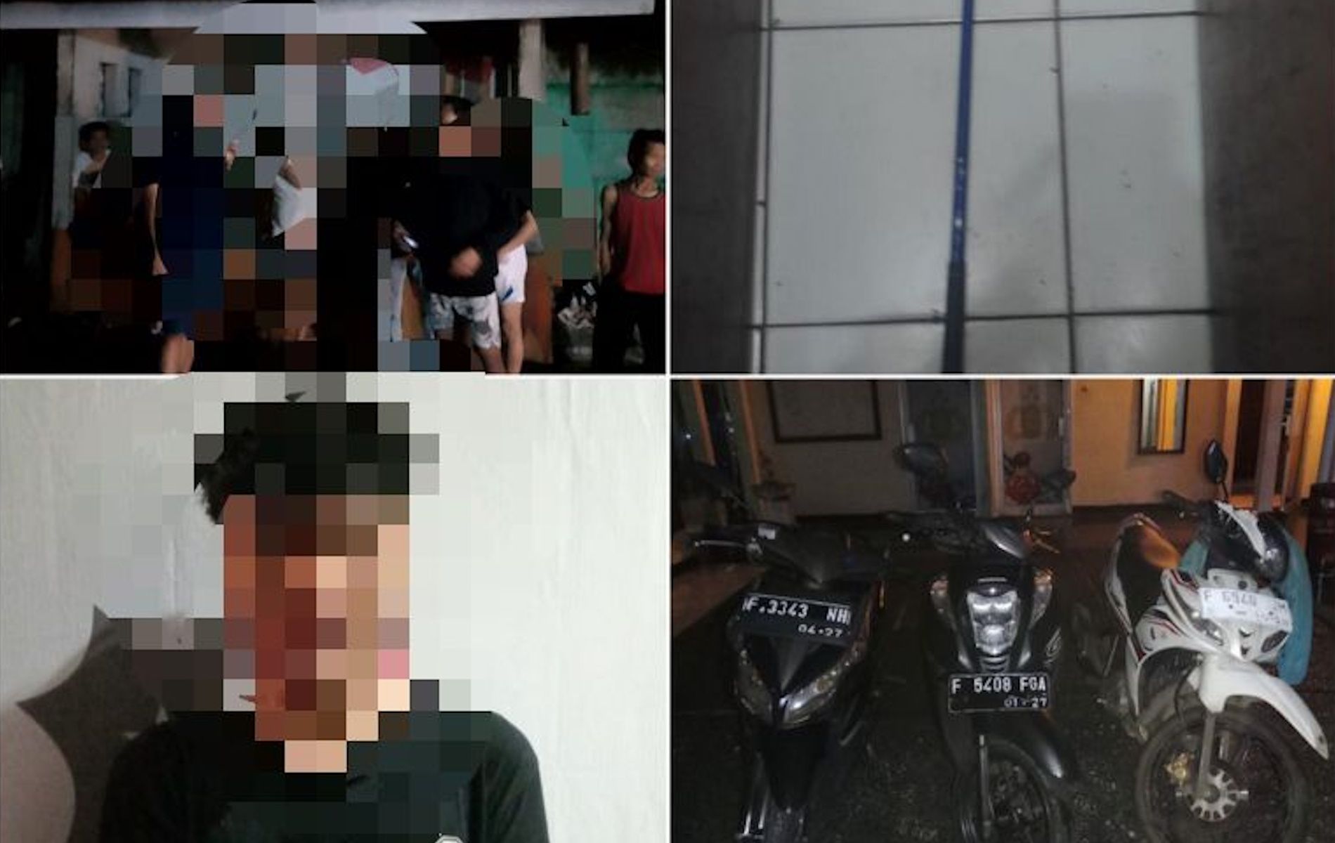 Remaja yang diduga hendak tawuran di Ciawi, Bogor, ditangkap polisi.