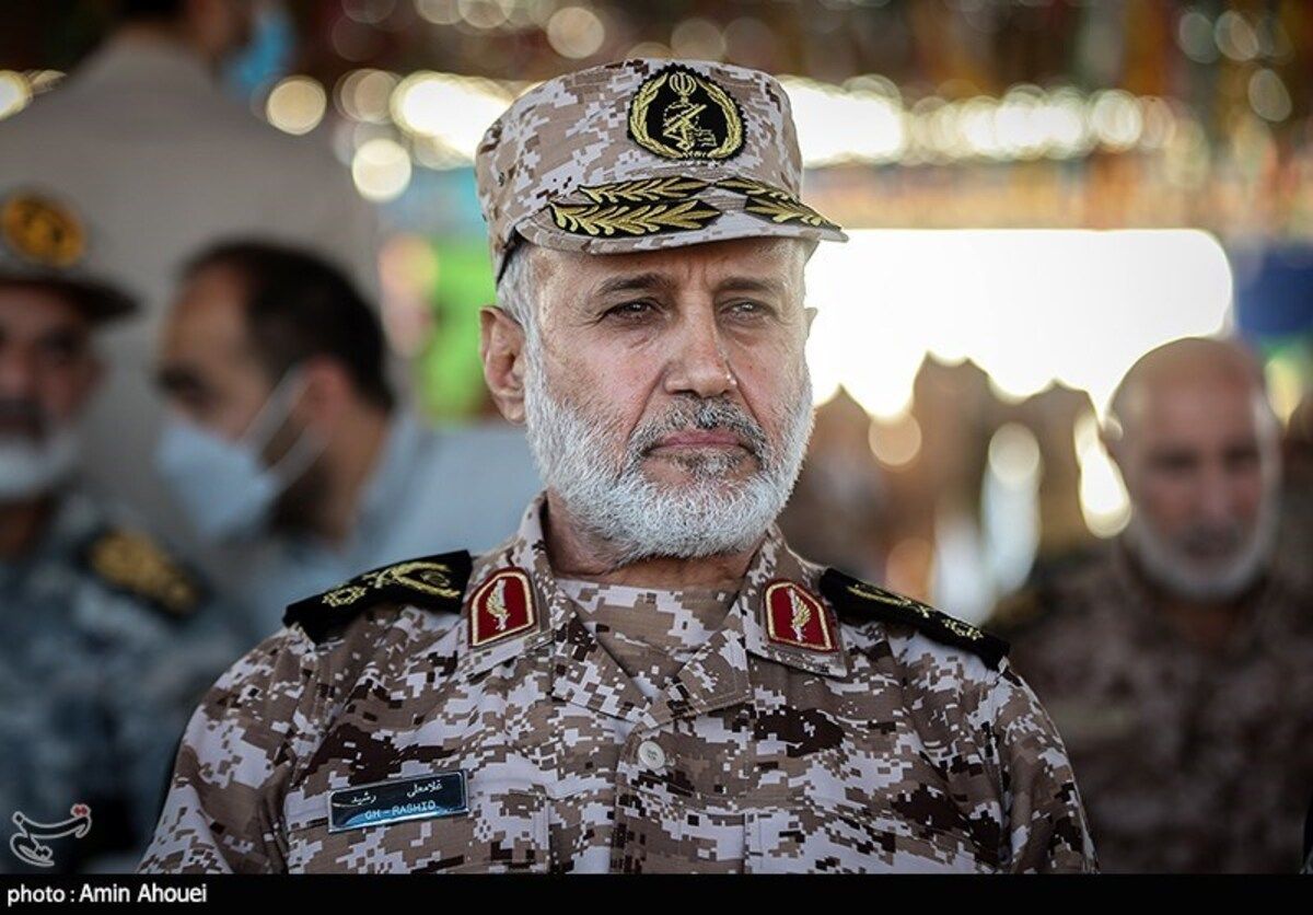 Komandan Markas Besar Khatam al-Anbia Mayor Jenderal Gholam Ali Rashid memberikan rincian tentang 'Operasi Janji Sejati' yang dilakukan angkatan bersenjata Iran terhadap sasaran militer Israel bulan lalu.