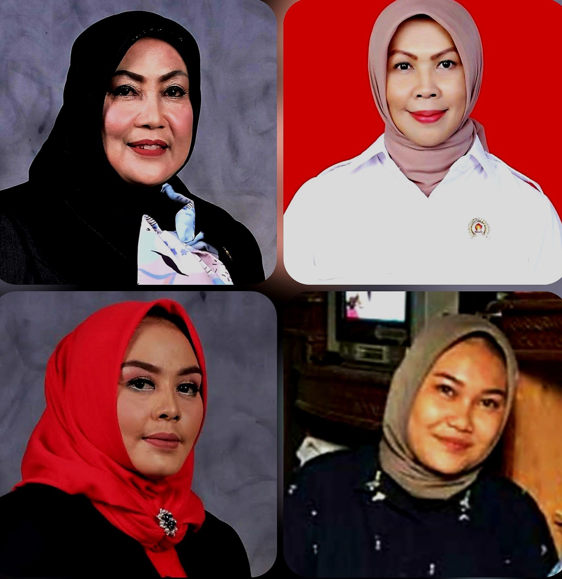 Empat dari tujuh Anggota DPRD Kota Tasik dari kalangan perempuan yang akan mewarnai kebijakan2 yang muncul