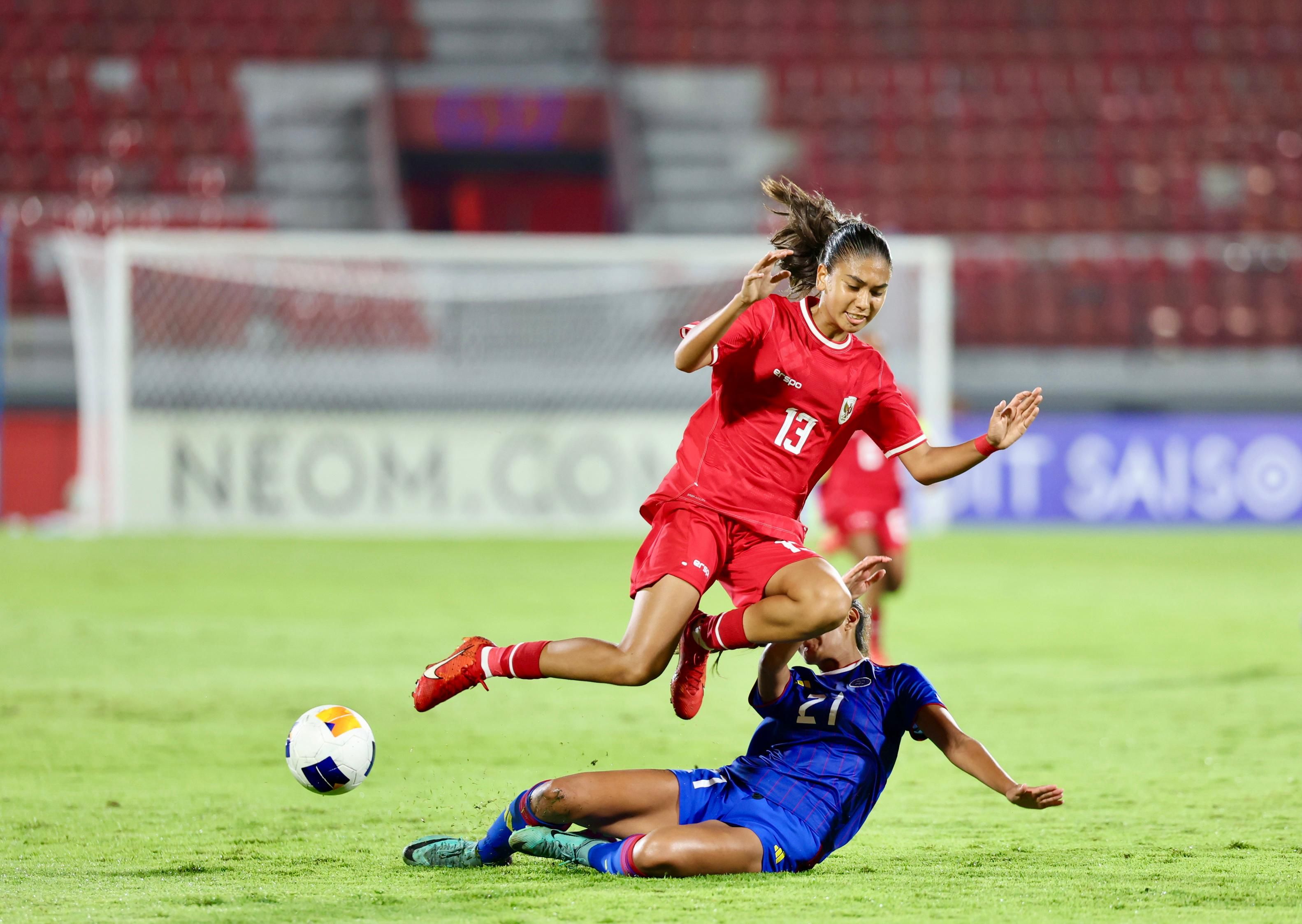 Aksi Claudia Scheunemann, Pencetak Gol Tunggal Timnas U-17 Wanita Indonesia