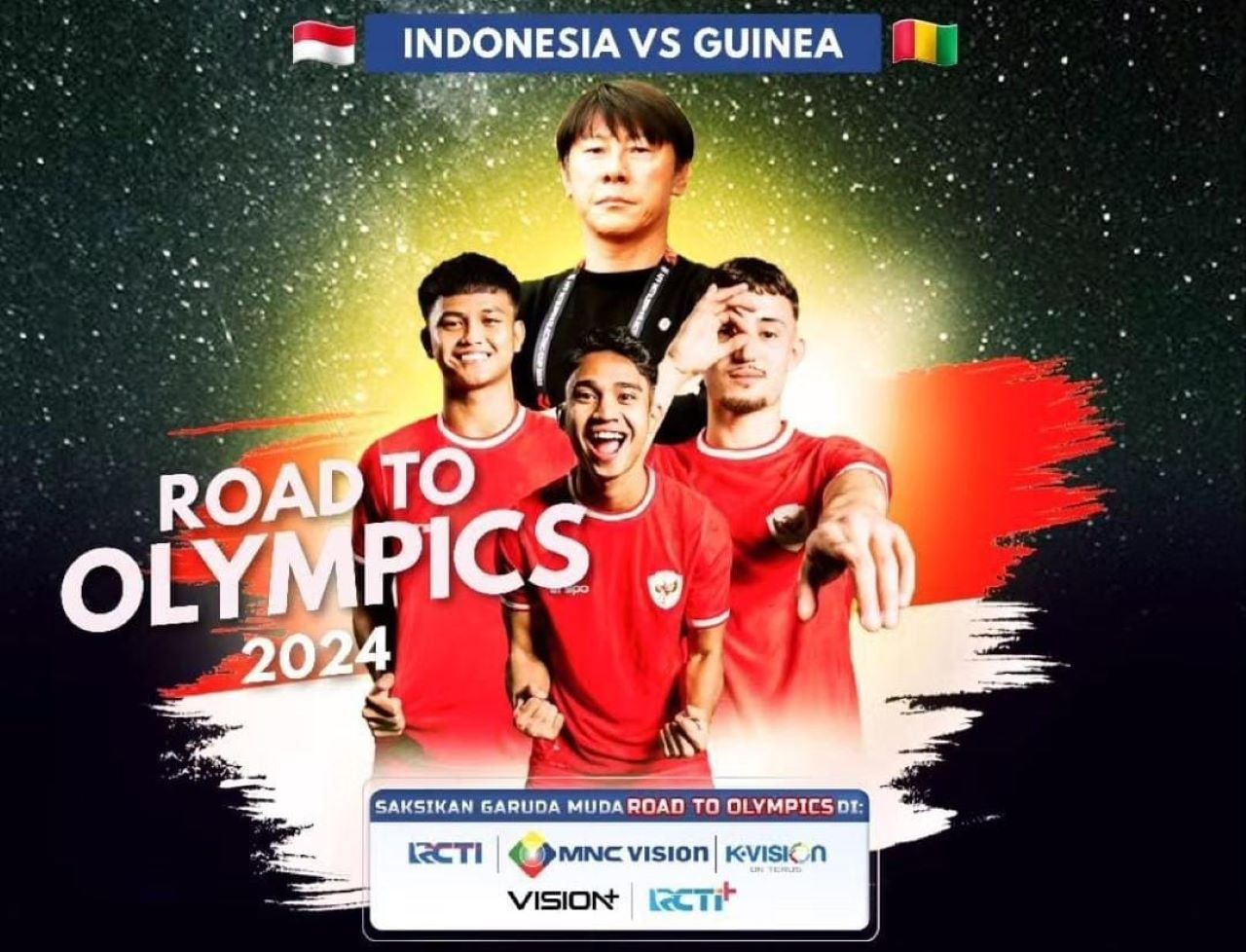 jadwal Link streaming Timnas Indonesia vs Guinea u23 pada malam ini 