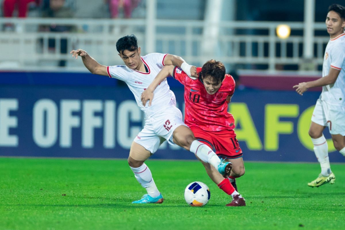 Potret Indonesia U23 saat menang melawan Korea Selatan di Perempat final Piala Asia 2023 / PSSI