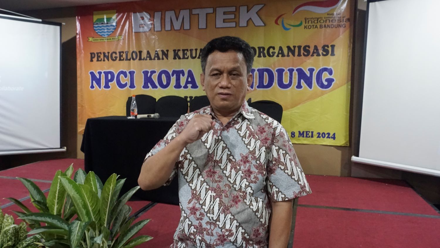 Ketua NPCI Kota Bandung Yadi Sofyan