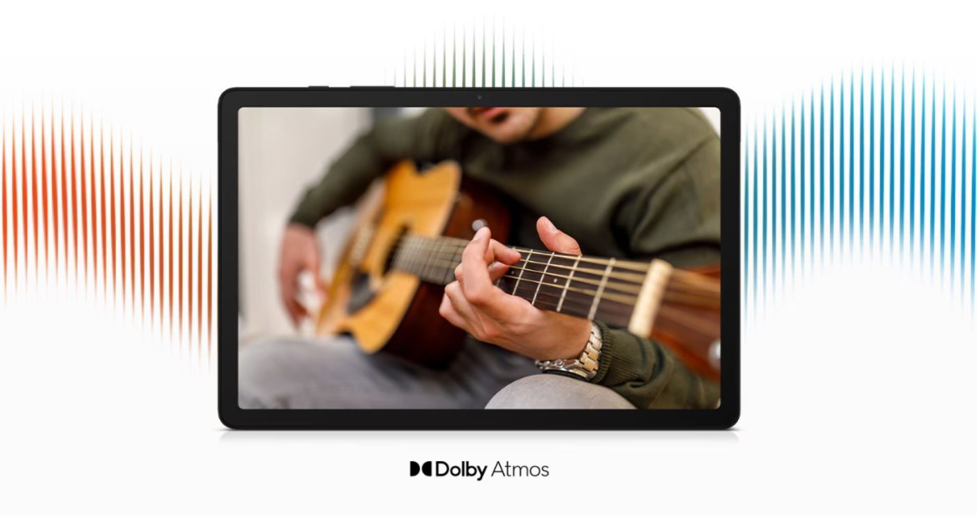 Ilustrasi speaker keren dari Dolbi Atomos pada Samsung Galxy A9 LTE/