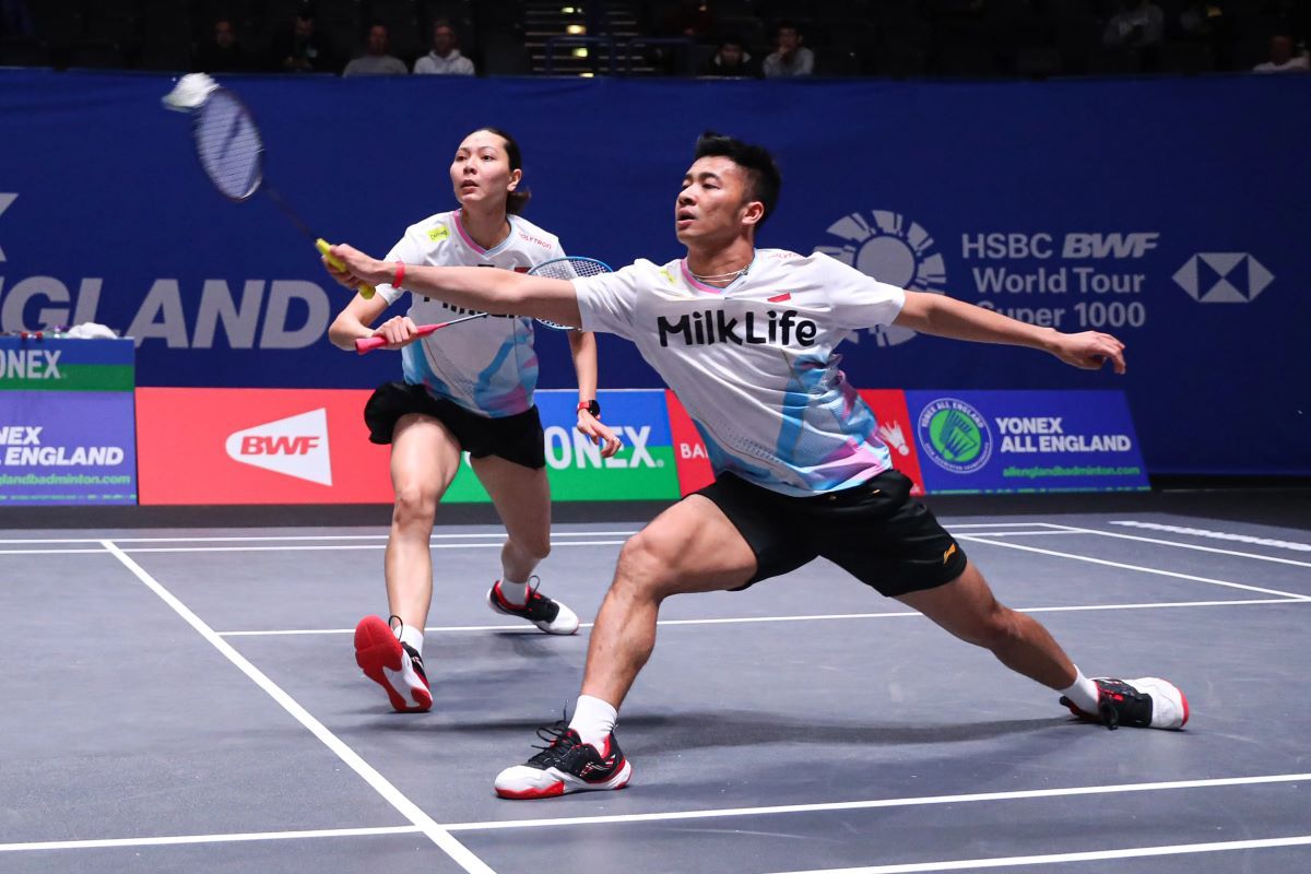 Dejan/ Gloria pasangan ganda campuran Indonesia/ PBSI