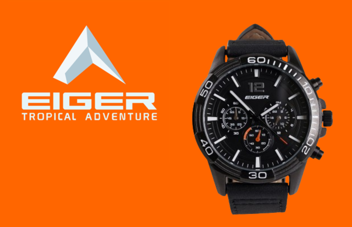 Jam tangan pria Eiger original yang cocok untuk dikenakan saat pergi ke Ciater Subang