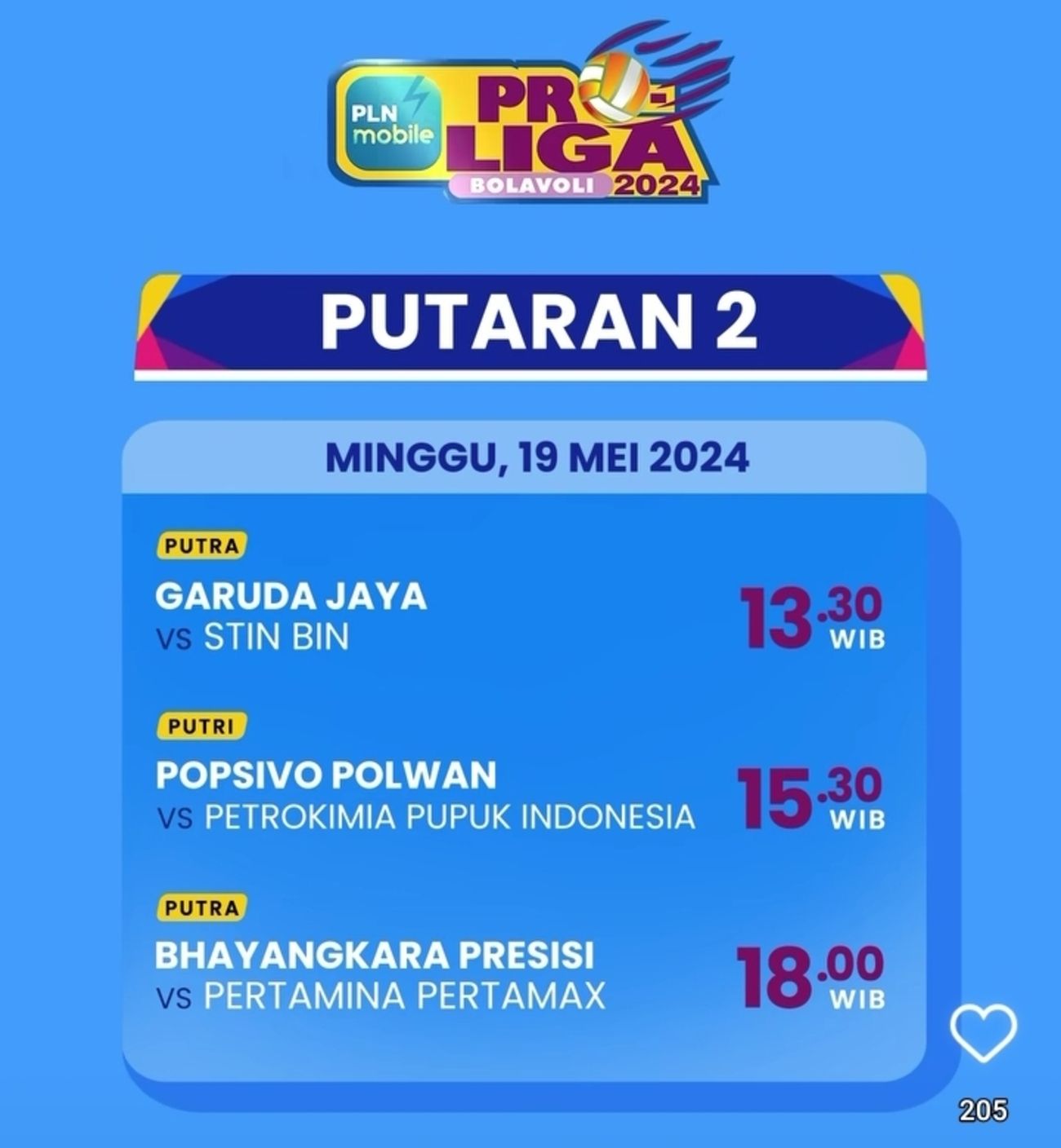 Jadwal Proliga Hari Ini 19 Mei 2024: Garuda Jaya vs STIN BIN, Popsivo Polwan vs Gresik Petrokimia Pupuk