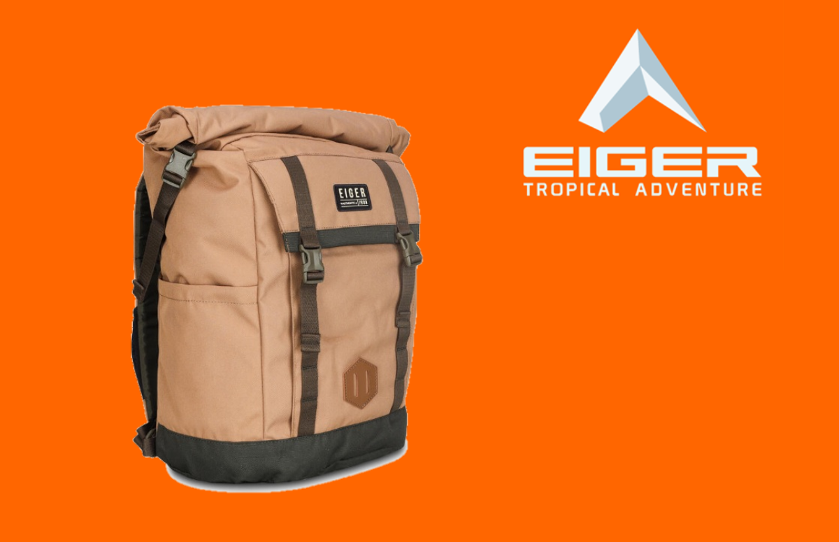 Seri tas Ransel Eiger ini cocok untuk kamu kenakan saat bepergian 