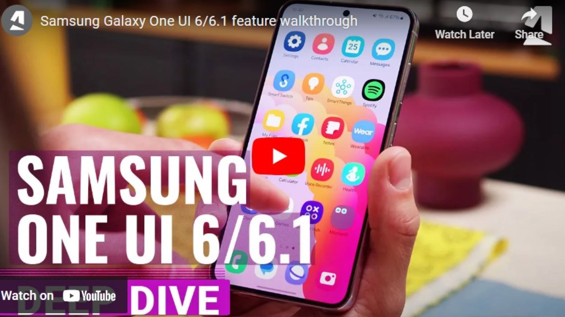 Riview software Samsung One UI 6.1 pada Samsung Galaxy S24 Ultra/