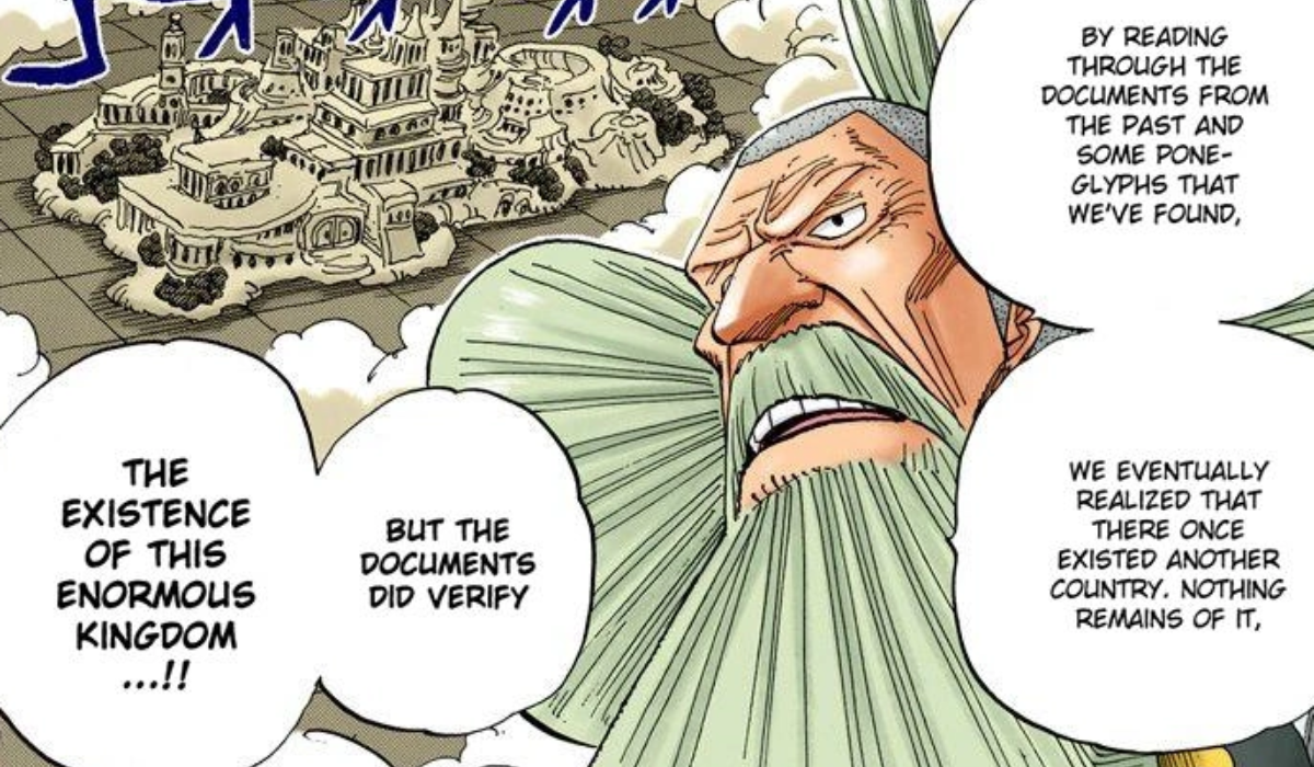 Kebenaran Abad Kekosongan, spoiler One Piece chapter 1115.