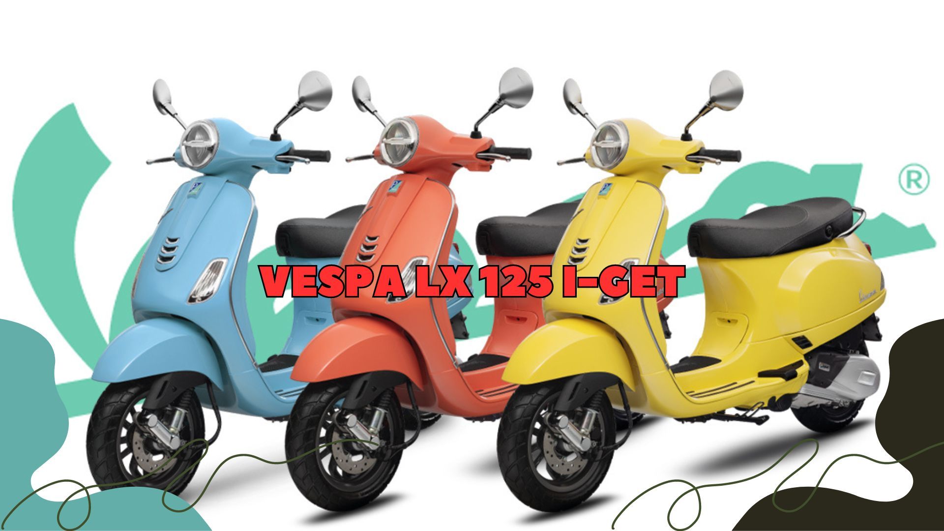 Vespa LX 125 I-GET, salah satu sepeda motor matic yang cocok dipakai anak perempuan.