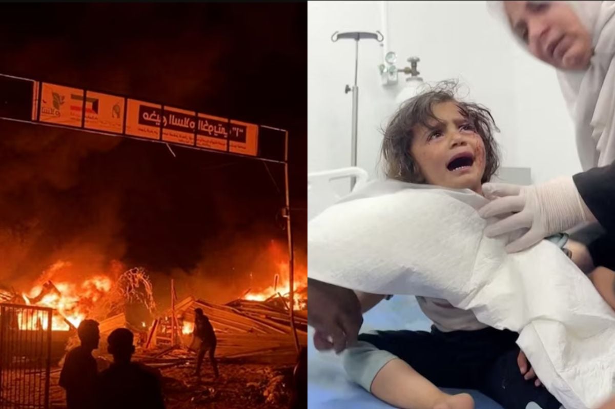 Situasi terkini Rafah yang dibom 60 kali hingga tenda pengungsian dilalap api. 