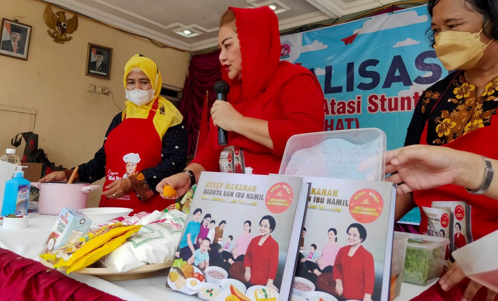 Gerindra Kaget Mbak Ita Bawa 5 Buku Resep Makanan Bergizi, Linear dengan Program Makan Siang Gratis Presiden Prabowo Subianto.