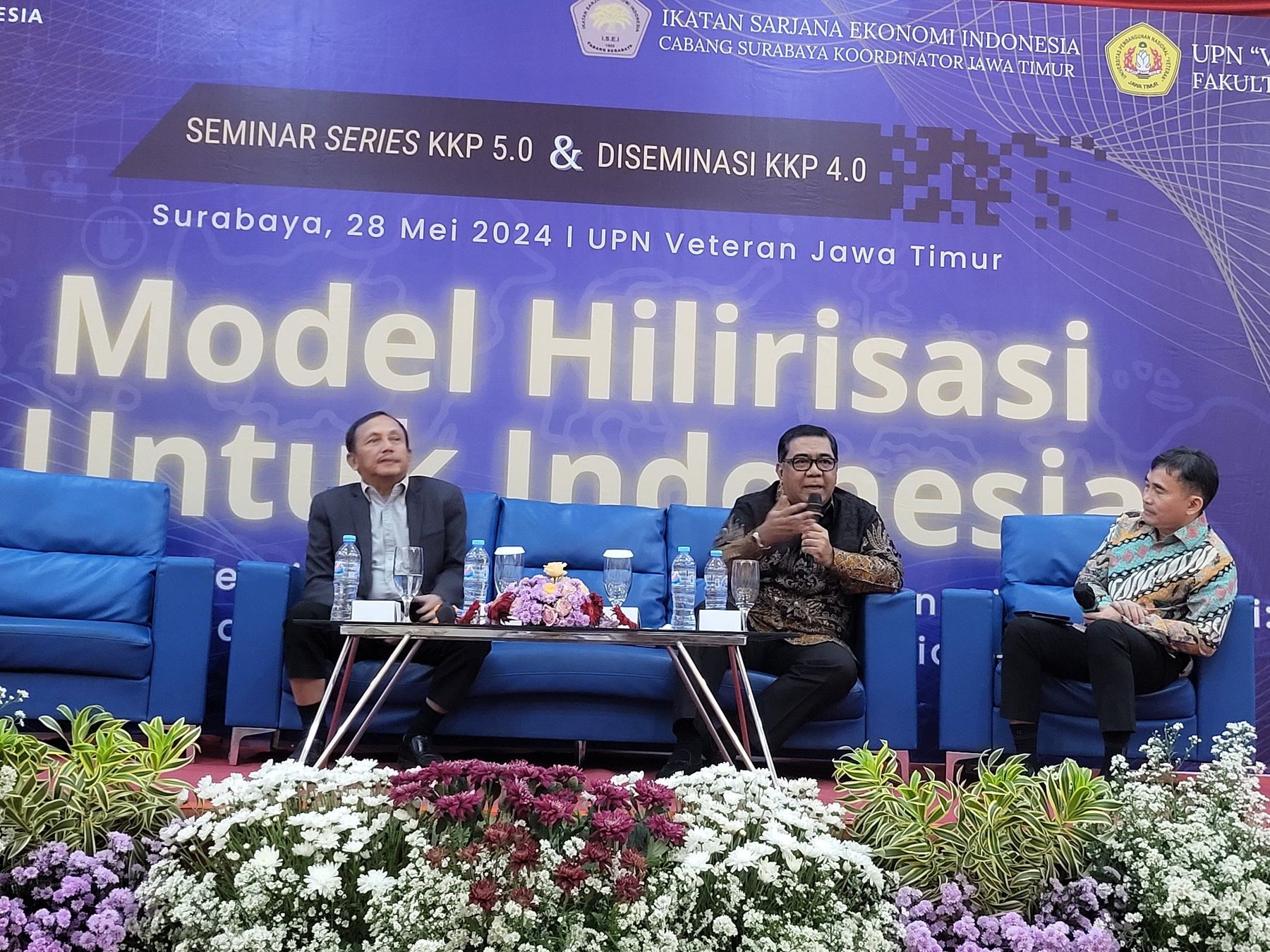 Wakil Kepala Badan Pembinaan UMKM, Ekonomi Kerakyatan Kadin Indonesia, Yugi Prayanto (tengah). Sumber: Kadin Indonesia
