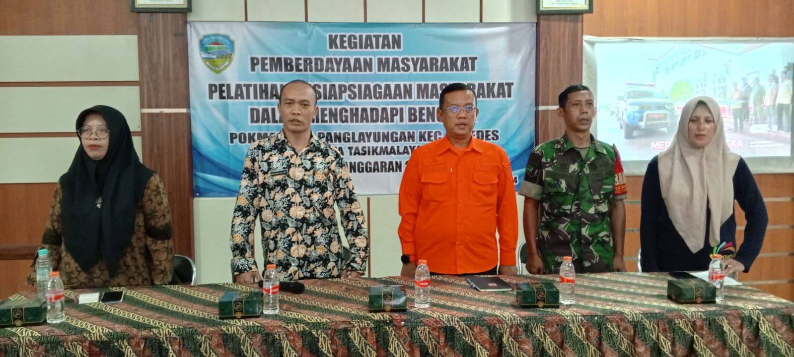 Pelatihan kesiapsiagaan bencana Kelurahan Panglayungan, Kota Tasikmalaya, Kamis, (25/05/2024).