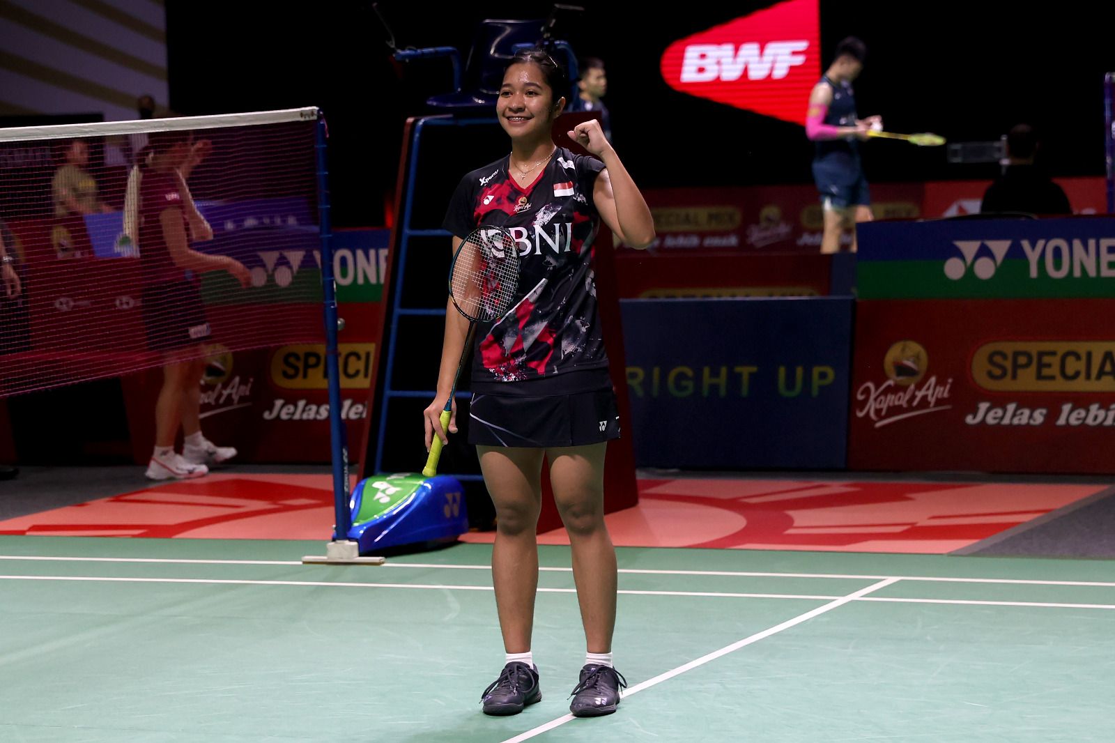 Ester Nurumi Tri Wardoyo tampil memukai pada debutnya di Indonesia Open 2024.