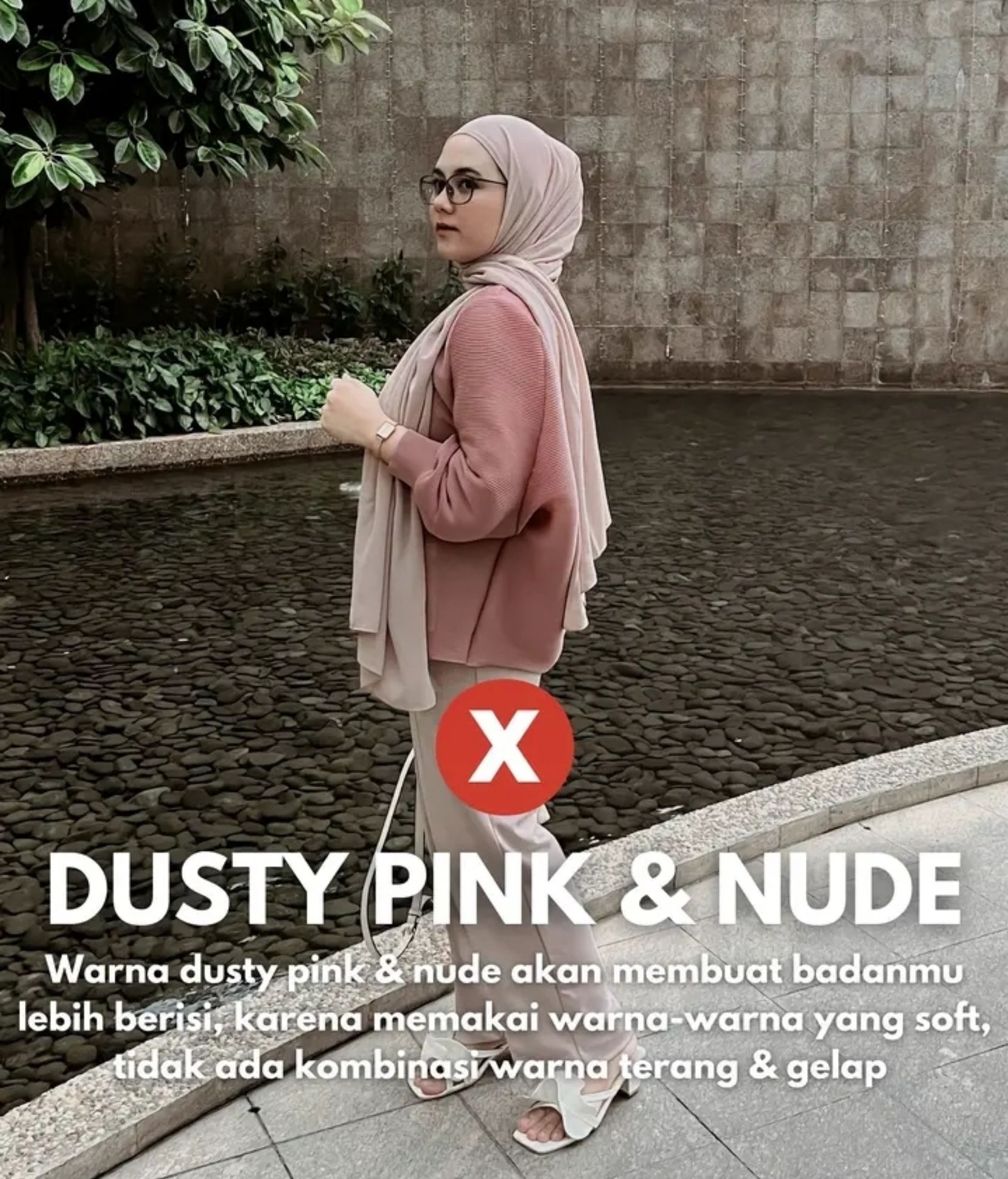 Dusty Pink dan Nude dua warna yang harus dihindari pemilik badan berisi 