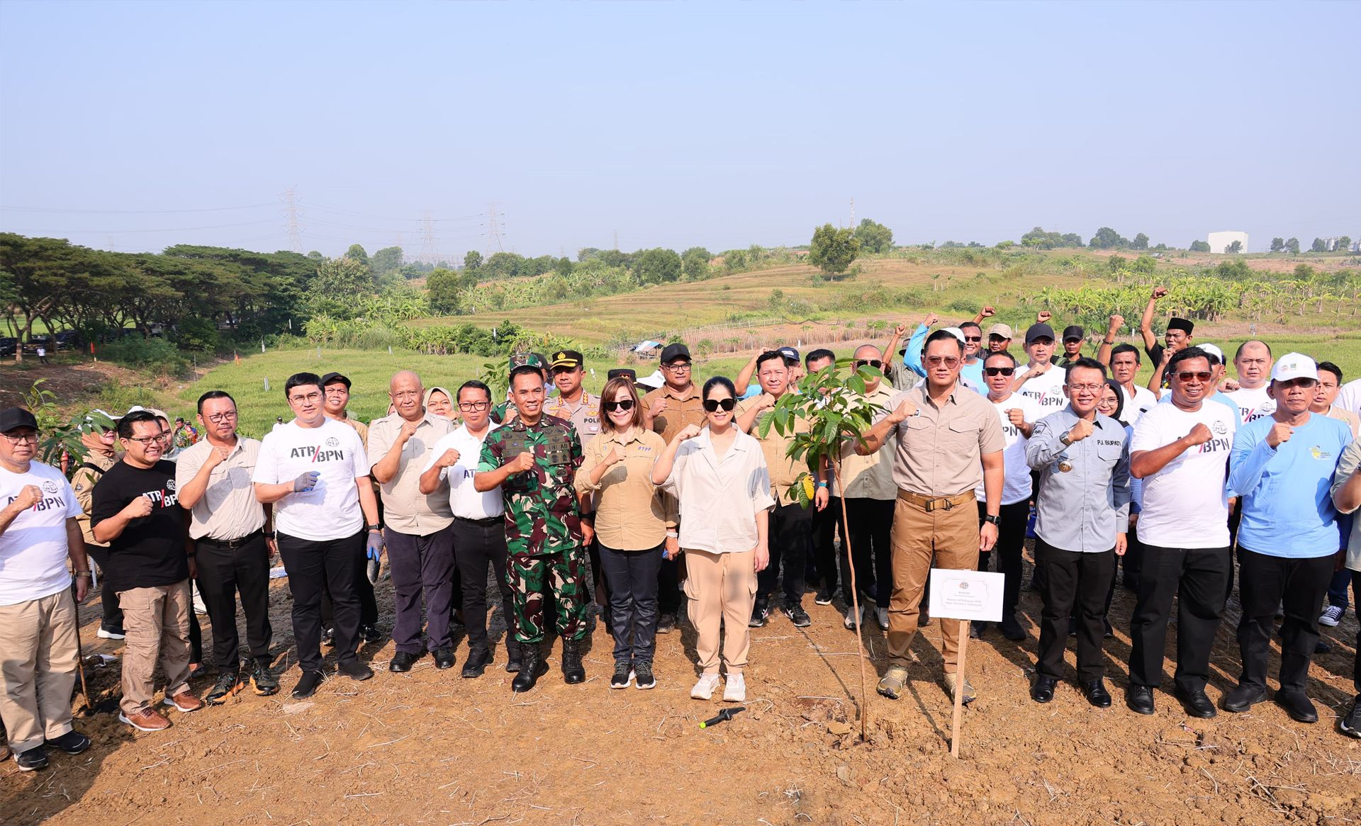 Kegiatan penanaman pohon oleh Kementerian ATR/BPN